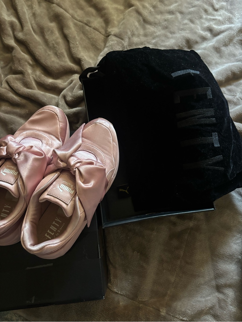Puma x Fenty By Rhianna Satin Bow Sneakers